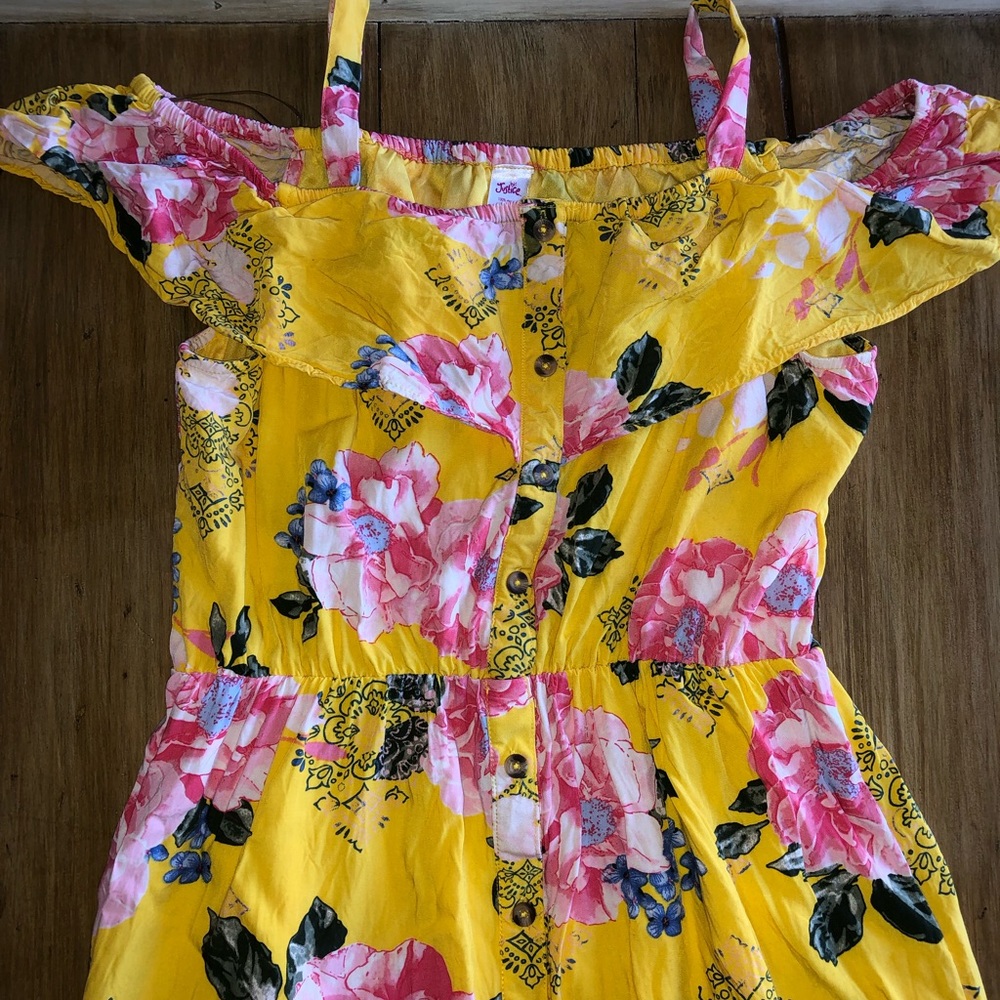 Justice Floral dress size 18